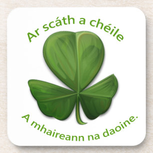 Porta-copo Sob o abrigo de se as pessoas sobrevivem