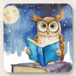 Porta-copo Sober Owl Lendo Grande Recuperação de Livro