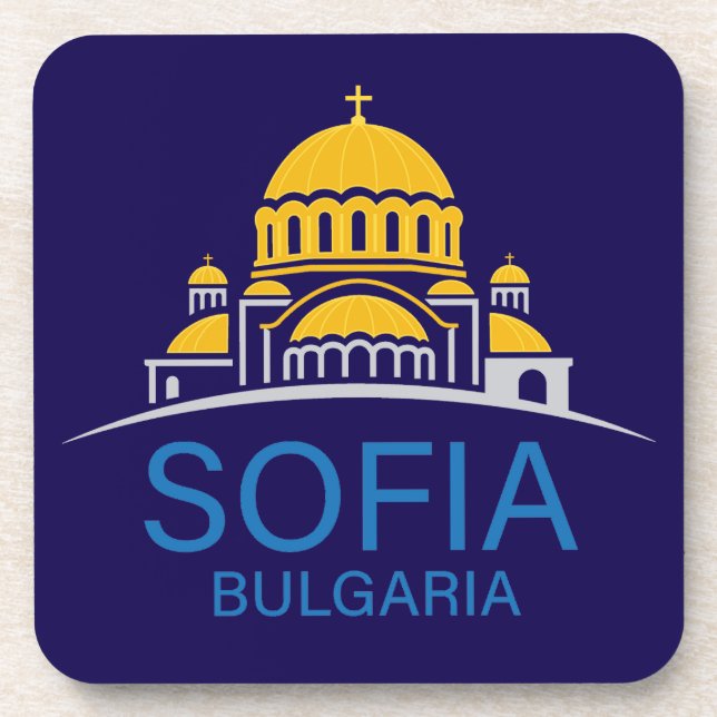 Porta-copo Sofia Bulgária União Europeia (Frente)