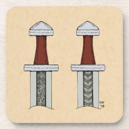 Porta-copo Soldadura de padrão de espada em Viking