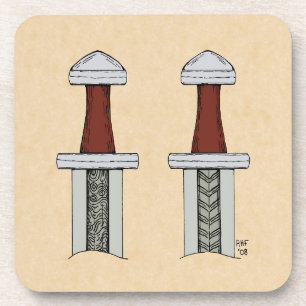 Porta-copo Soldadura de padrão de espada em Viking