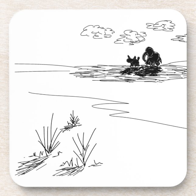 Porta-copo sombras da carcaça do asno e do elefante (Frente)