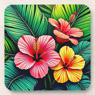 Porta-copo Sonhos de Jardim de Flores Exóticas
