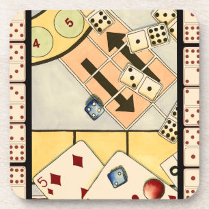 Porta-copo Sorteio de Jogos de Chance