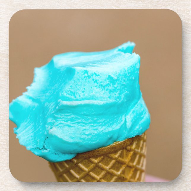 Porta-copo Sorvete com macro waffle (Frente)