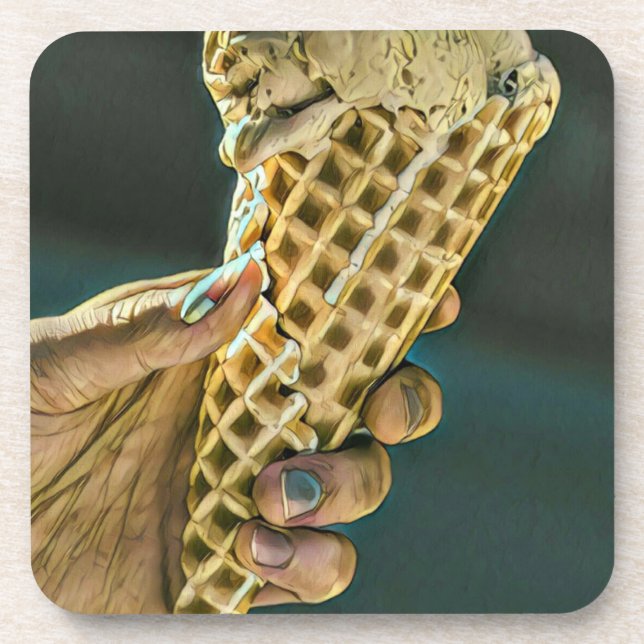 Porta-copo Sorvete sundae para crianças (Frente)