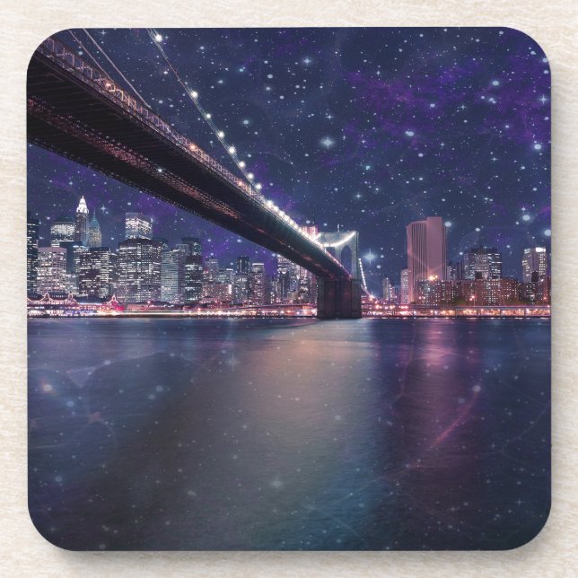 Porta-copo Spacey Manhattan Skyline (Frente)