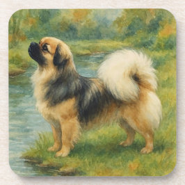 Porta-copo Spaniel Tibetano