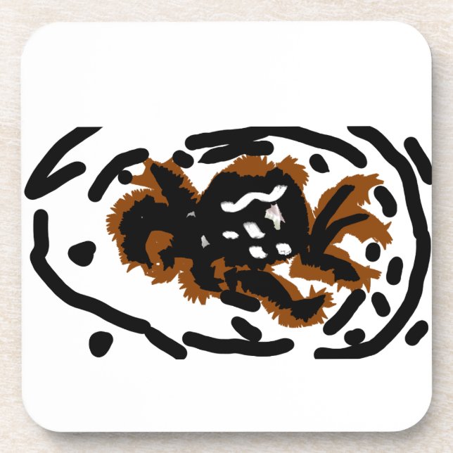 Porta-copo Spider Latte love (Frente)