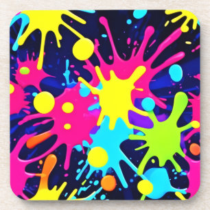 Porta-copo Splash de Cores Vibrante