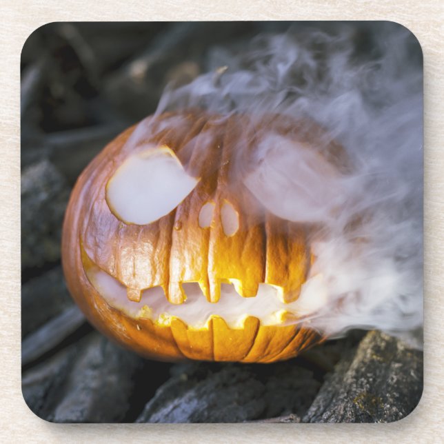 Porta-copo Spooky Jack-o-lanterna (Frente)
