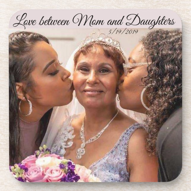 Porta-copo Sr. e Sra. Philip R Newby Beverage Coaster (Frente)