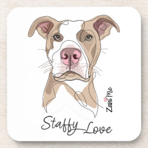 Porta-copo Staffy Love - Zani Mo Protection