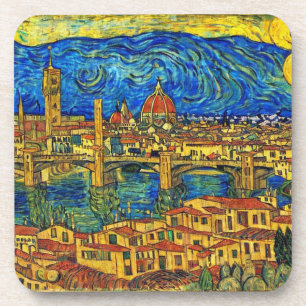Porta-copo Starry Starry Night Florence Itália