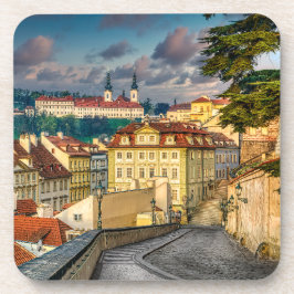 Porta-copo Strahov Monastery Morning Hard Plastic Coaster