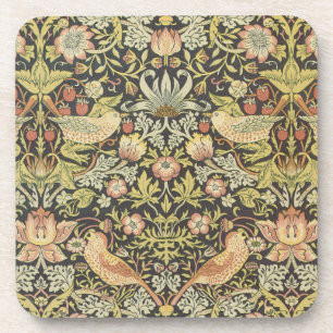 Porta-copo Strawberry Theves por William Morris, Vintage Art