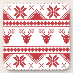 Porta-copo suéter de natal feio