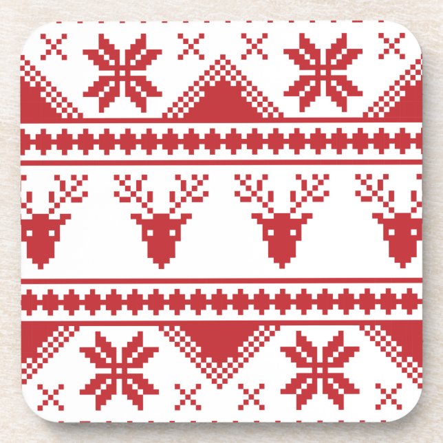 Porta-copo suéter de natal feio (Frente)