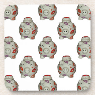 Porta-copo Suíno Lipstick Adorável