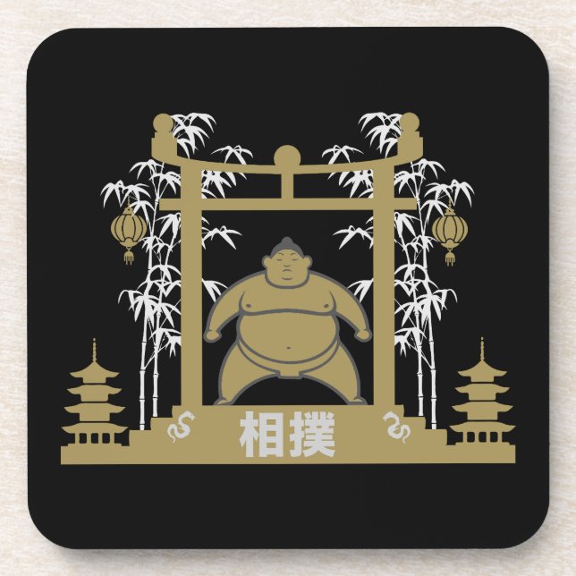 Porta-copo Sumo Wrestler (Frente)
