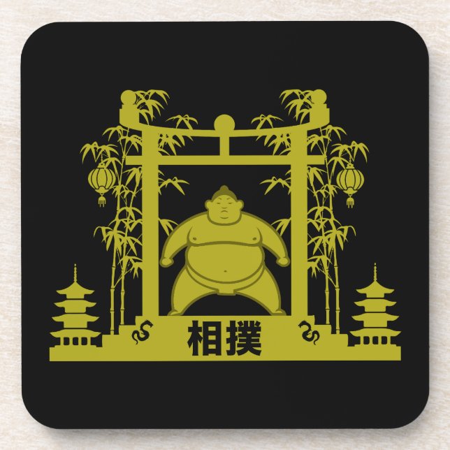 Porta-copo Sumo Wrestler (Frente)