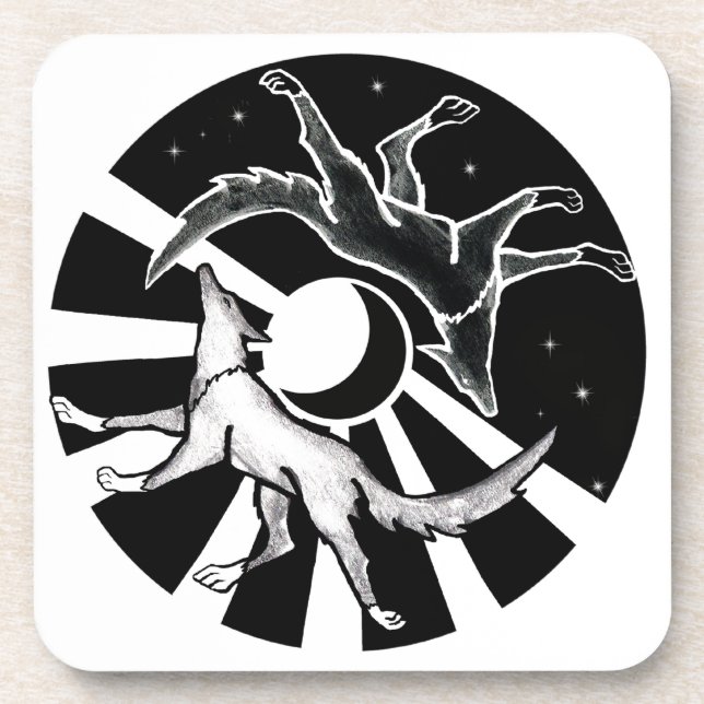 Porta-copo Sun e Moon Wolves (Frente)