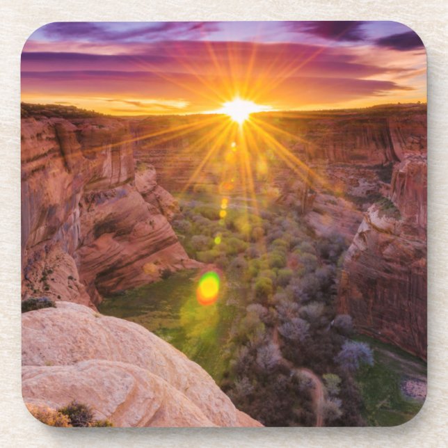 Porta-copo Sunburst no Canyon de Chelly, AZ (Frente)