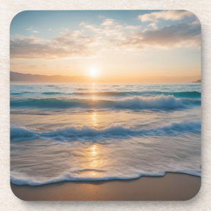Porta-copo Sunrise Sobre a Praia