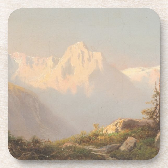 Porta-copo Sunset nas montanhas - Carl Lafite (Frente)