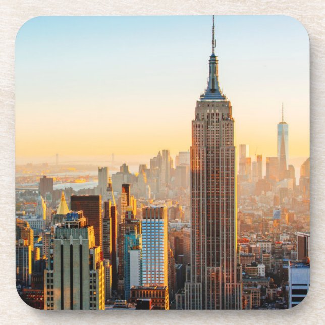 Porta-copo Sunset Over New York (Frente)