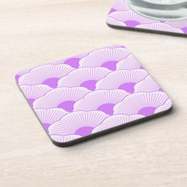 Porta-copo Sunset, violeta tonal, textura concreta (Left Side)