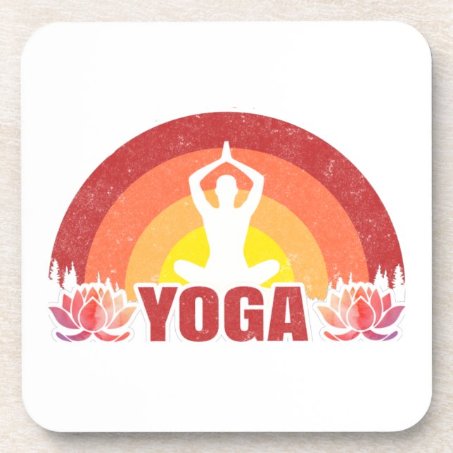 Porta-copo Sunshine Yoga Yogi Lotus Flower (Frente)