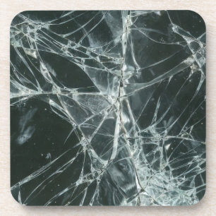 Porta-copo Superfície de Vidro Quebrado (Estilo 7) Pintura a
