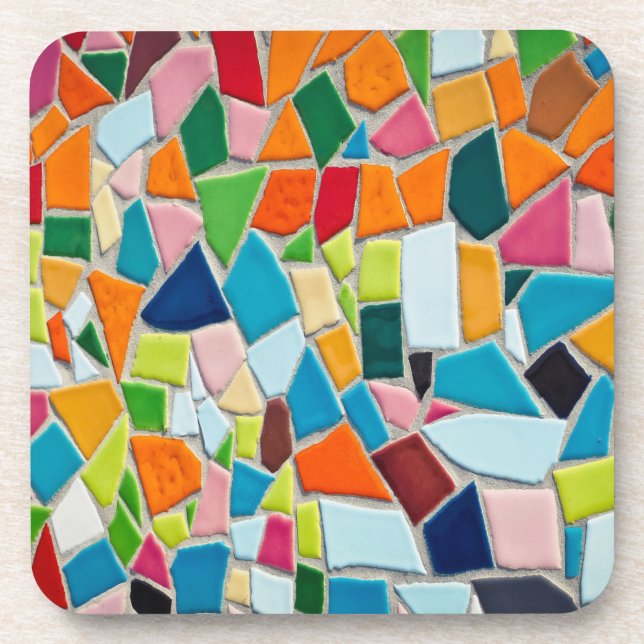 Porta-copo suporte de azulejos mosaico (Frente)