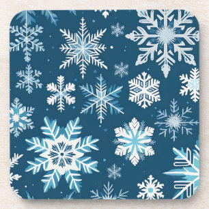 Porta-copo suporte de cristais de floco de neve