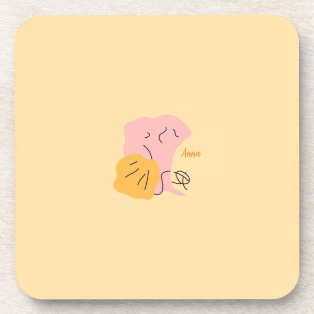 Porta-copo Suporte de Forma Abstrata (Frente)