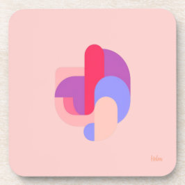 Porta-copo Suporte de Forma Abstrata