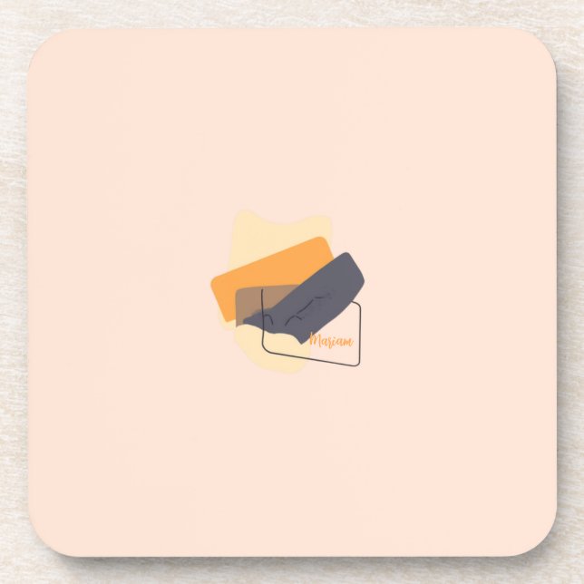 Porta-copo Suporte de Forma Abstrata (Frente)