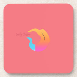 Porta-copo Suporte de Forma Abstrata