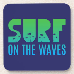 Porta-copo Surf no poster das ondas