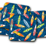 Porta-copo Surfboard Novelty Summer | Conjunto de Portas copo<br><div class="desc">Adicione diversão de verão à sua casa com este conjunto de portas copos de novidade surfboard. Apresentando designs de pranchas de surfe divertidas, este conjunto captura o espírito descuidado da vida na praia e o entusiasmo das ondas de verão. Perfeito para proteger suas superfícies enquanto adiciona um toque de charme...</div>