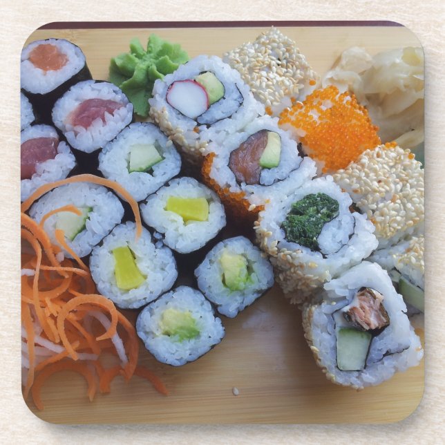Porta-copo Sushi Asia Rice Fish Comida Sea (Frente)