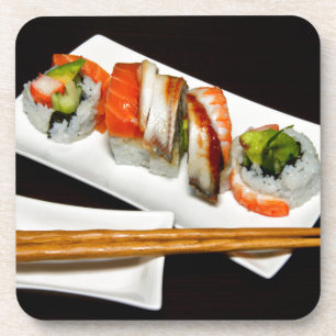 Porta-copo Sushi Comida Restaurante come refeições exóticas C