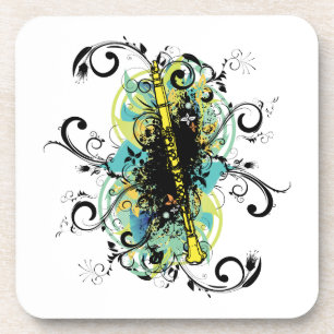 Porta-copo Swirl Grunge Clarinet
