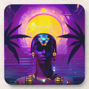 Porta-copo Synthwave Pharaoh