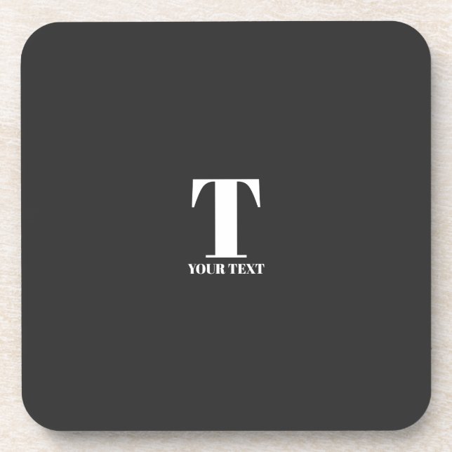 Porta-copo T-Seu nome personalizado (Frente)