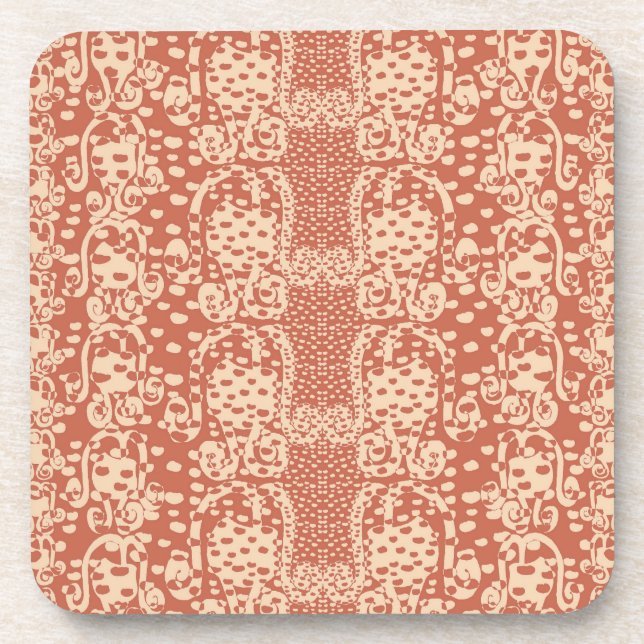 Porta-copo Taças de Flores de Rosas (Frente)