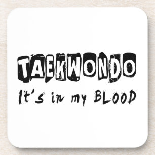 Porta-copo Taekwondo está em meu sangue