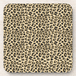 Porta-copo Tan Leopard Print
