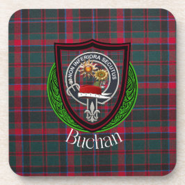Porta-copo Tartan e Brasão do Clã Escocês Buchan